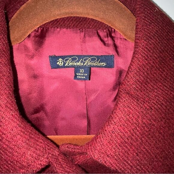 Brooks Brothers Lambswool Button Front Blazer Suit Jacket - Picture 2 of 7